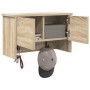 Perchero de pared con estante Roble Sonoma 50 x 20 x 30 cm