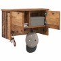 Perchero de pared con estante Madera vieja 50 x 20 x 30 cm