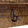 Perchero de pared con estante Madera vieja 50 x 20 x 30 cm