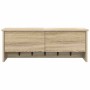 Perchero de pared con estante Roble Sonoma 80 x 20 x 30 cm