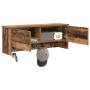 Perchero de pared con estante Madera vieja 80 x 20 x 30 cm