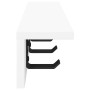 Perchero de pared con estante 40 x 10.5 x 10.5 cm