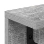 Perchero de pared con estante Gris sonoma 100 x 10.5 x 10.5 cm