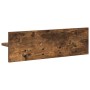 Perchero de pared con estante Roble ahumado 60 x 10.5 x 18 cm en Estantes y estanterías | Comprar online en Foro24