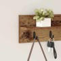 Perchero de pared con estante Madera vieja 60 x 10.5 x 18 cm