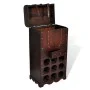 Weinregal aus Holz für 9 Flaschen, Truhe mit Schublade von vidaXL, Weinregale - Ref: Foro24-240506, Preis: 114,13 €, Rabatt: %