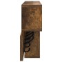 Perchero de pared con estante Roble ahumado 100 x 12 x 43.5 cm