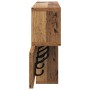 Perchero de pared con estante Madera vieja 100 x 12 x 43.5 cm