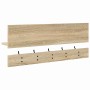 Perchero de pared con estante Roble Sonoma 90 x 15 x 36 cm