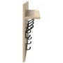 Perchero de pared con estante Roble Sonoma 60 x 40 x 12 cm