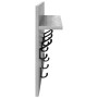Perchero de pared con estante Gris sonoma 60 x 40 x 12 cm