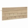Perchero de pared con estante Roble Sonoma Madera contrachapada