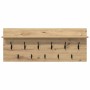 Perchero de pared Roble artisan Madera contrachapada