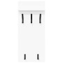 Perchero de pared Blanco 90 x 40 x 10 cm Madera contrachapada