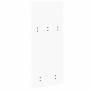 Perchero de pared Blanco 90 x 40 x 10 cm Madera contrachapada