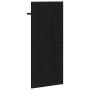 Perchero de pared con estante Roble negro 90 x 40 x 10 cm