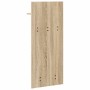 Perchero de pared con estante Roble Sonoma 90 x 40 x 10 cm