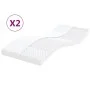 Foam mattresses 2 units 7 zones hardness 20ILD white 90x200 cm by vidaXL, Mattresses - Ref: Foro24-356363, Price: 204,57 €, D...