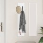 Perchero de pared Blanco 20 x 1.5 x 100 cm Madera contrachapada