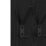 Perchero de pared Roble negro 20 x 1.5 x 100 cm