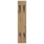 Perchero de pared Roble artisan 20 x 1.5 x 100 cm
