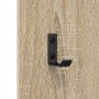 Perchero de pared Roble Sonoma 30 x 1.5 x 80 cm
