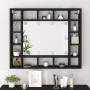 Furniture with mirror and black LED lights 91x15x76.5 cm by vidaXL, bathroom vanities - Ref: Foro24-833496, Price: 78,50 €, D...
