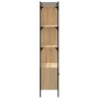 Regal mit Türen aus Sonoma-Eichenholz, 76,5 x 30 x 154,5 cm von vidaXL, Bücherregale und Regale - Ref: Foro24-833349, Preis: ...