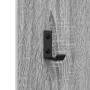 Perchero de pared Gris sonoma 30 x 1.5 x 80 cm