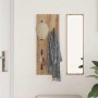 Perchero de pared Roble artisan 30 x 1.5 x 80 cm