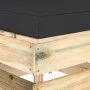 Sectional central sofa with gray impregnated wood cushions by vidaXL, Modular outdoor sofas - Ref: Foro24-3074514, Price: 86,...