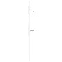 Perchero de pared Blanco 65 x 3 x 100 cm Madera contrachapada