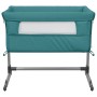 Babybett mit grünem Leinenstoffmatratze von vidaXL, Kinderbetten und Betten für Kinder - Ref: Foro24-10300, Preis: 98,26 €, R...