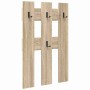 Perchero de pared Roble Sonoma 65 x 3 x 100 cm