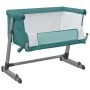 Babybett mit grünem Leinenstoffmatratze von vidaXL, Kinderbetten und Betten für Kinder - Ref: Foro24-10300, Preis: 97,25 €, R...