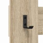 Perchero de pared Roble Sonoma 65 x 3 x 100 cm