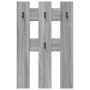 Perchero de pared Gris sonoma 65 x 3 x 100 cm