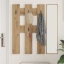 Perchero de pared Roble artisan 65 x 3 x 100 cm