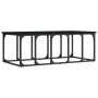 Black engineered wood coffee table 100x50x35.5 cm by vidaXL, Coffee table - Ref: Foro24-833378, Price: 37,06 €, Discount: %