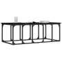 Schwarzer Ingenieurholz-Couchtisch 100x50x35,5 cm von vidaXL, Couchtisch - Ref: Foro24-833378, Preis: 37,41 €, Rabatt: %