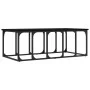 Black engineered wood coffee table 100x50x35.5 cm by vidaXL, Coffee table - Ref: Foro24-833378, Price: 37,06 €, Discount: %