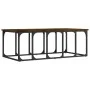 Mesa de centro madera ingeniería roble ahumado 100x50x35,5 cm by vidaXL, Coffee table - Ref: Foro24-833380, Price: 40,17 €, D...