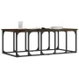 Mesa de centro madera ingeniería roble ahumado 100x50x35,5 cm by vidaXL, Coffee table - Ref: Foro24-833380, Price: 40,17 €, D...