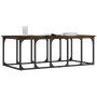 Mesa de centro madera ingeniería roble ahumado 100x50x35,5 cm by vidaXL, Coffee table - Ref: Foro24-833380, Price: 40,58 €, D...