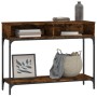 Mesa consola madera de ingeniería roble ahumado 100x30,5x75 cm de vidaXL, Mesas auxiliares - Ref: Foro24-833390, Precio: 51,3...