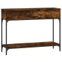 Engineered wood smoked oak console table 100x30.5x75 cm by vidaXL, Side tables - Ref: Foro24-833390, Price: 51,33 €, Discount: %