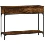 Engineered wood smoked oak console table 100x30.5x75 cm by vidaXL, Side tables - Ref: Foro24-833390, Price: 50,67 €, Discount: %