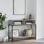 Sonoma gray engineered wood console table 100x30.5x75 cm by vidaXL, Side tables - Ref: Foro24-833391, Price: 63,31 €, Discoun...