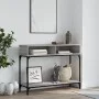Sonoma gray engineered wood console table 100x30.5x75 cm by vidaXL, Side tables - Ref: Foro24-833391, Price: 61,54 €, Discoun...