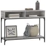 Sonoma gray engineered wood console table 100x30.5x75 cm by vidaXL, Side tables - Ref: Foro24-833391, Price: 61,54 €, Discoun...